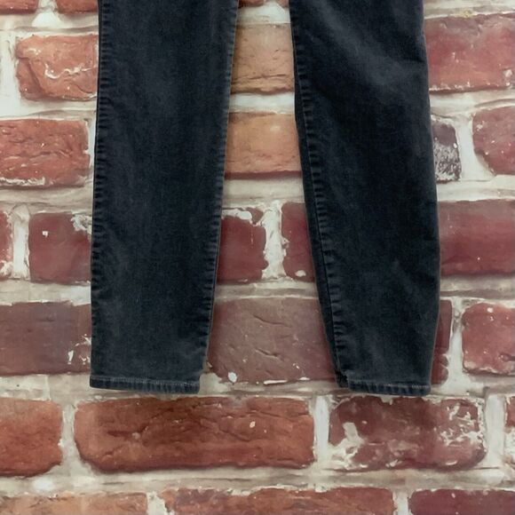 Gap True Skinny Pants Womens Size 27 Gray Velvet Velour Casual Pocketed Stretchy - Picture 4 of 10